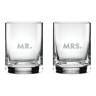 kate spade new york Darling Point Mr & Mrs Tumbler, Set of 2